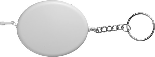 ABS Key Holder with Tape Measure and Metal Ring - Drayton Bassett