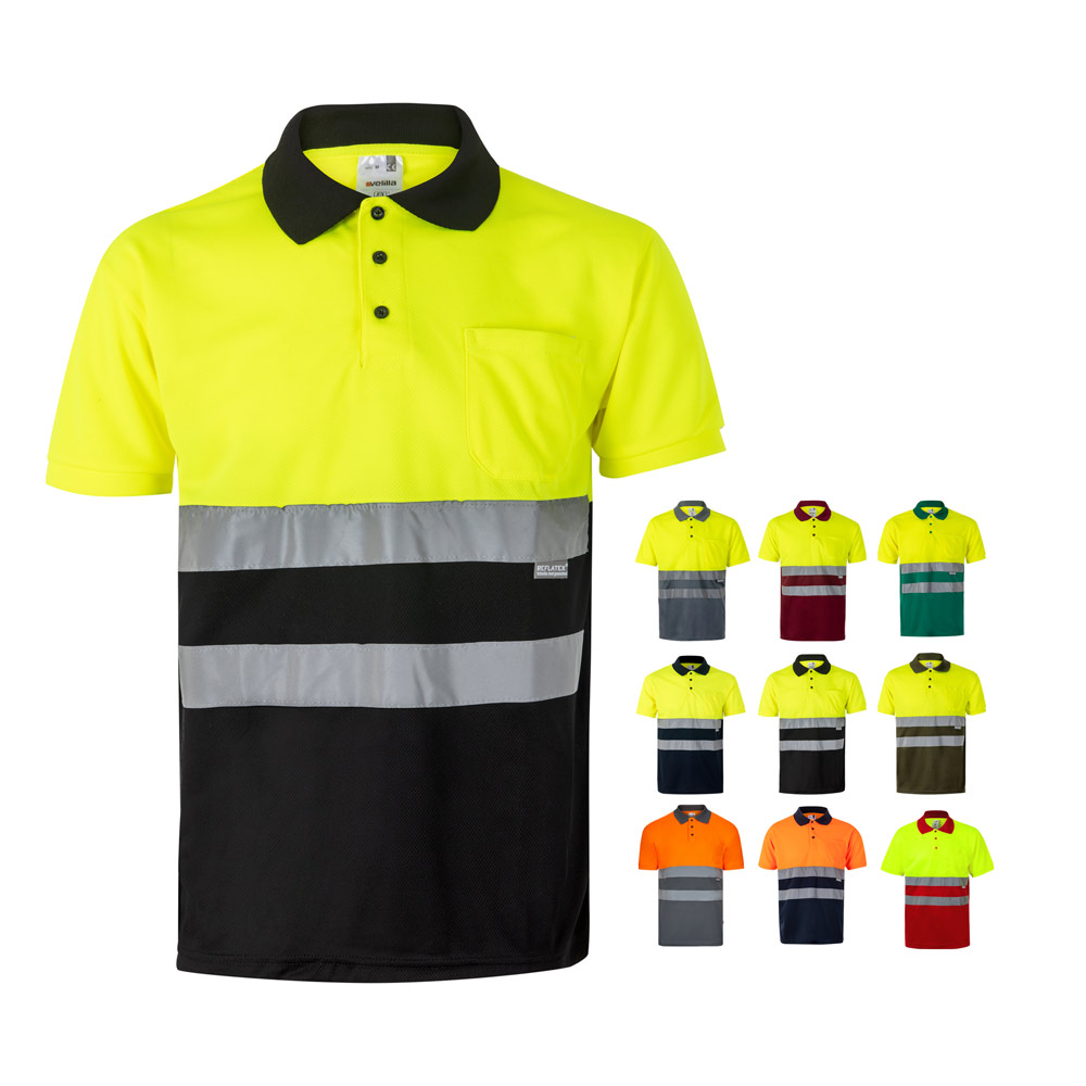 Large Reflective Polo Shirt - Birmingham