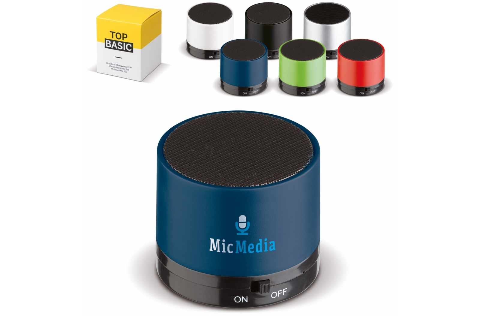 A 3-watt wireless speaker that includes an auxiliary input function - Denby Dale