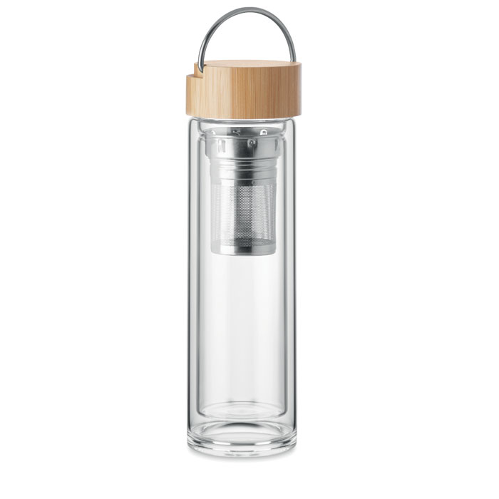 Bamboo Borosilicate Tea Infuser Bottle - Claydon - Huntly