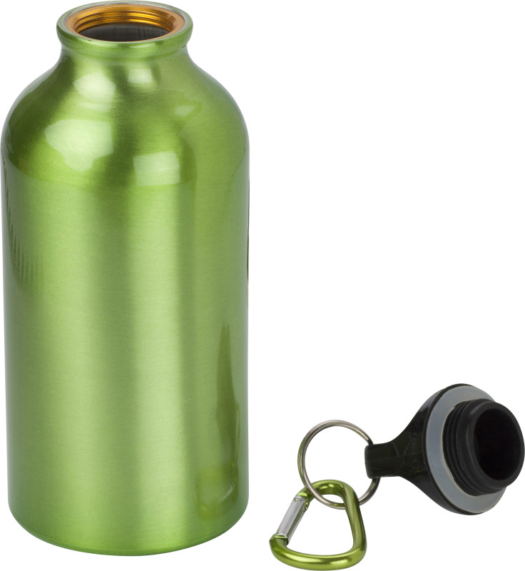 Aluminium Water Bottle with Carabiner Clip Attachment - Aylesby - Bromborough