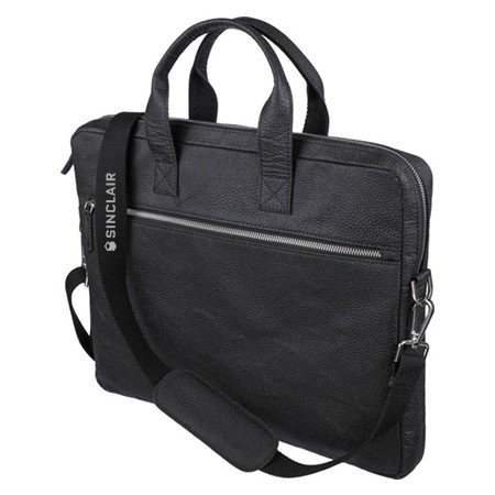 Tomato Leather Laptop Bag - Cranborne