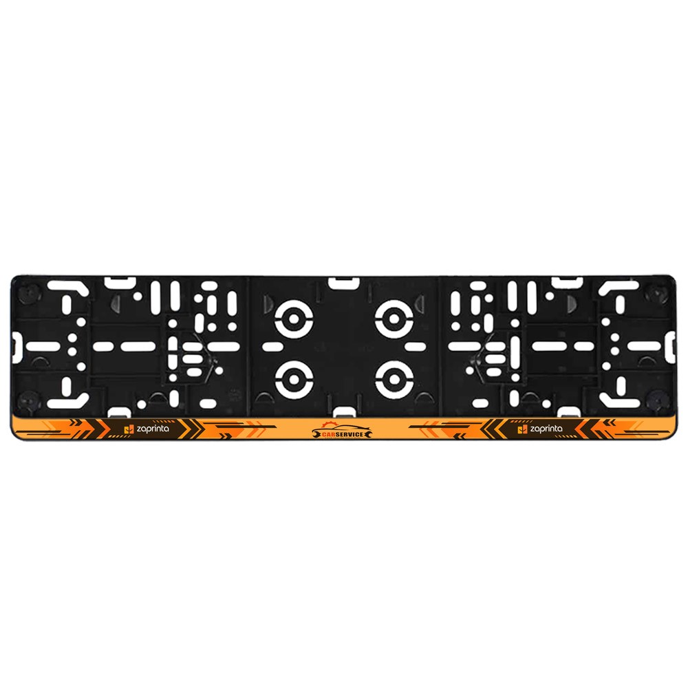 Personalized license plate holder for cars in France and Belgium - CAR03