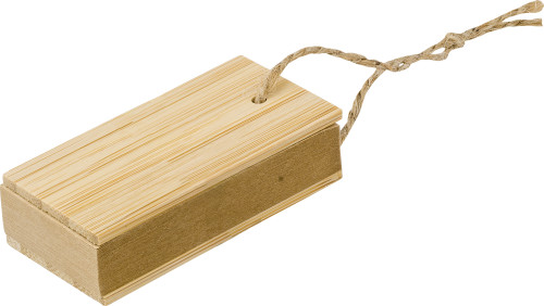 Kingston bamboo cover with sticky notes - Aston Abbotts - Shaftesbury