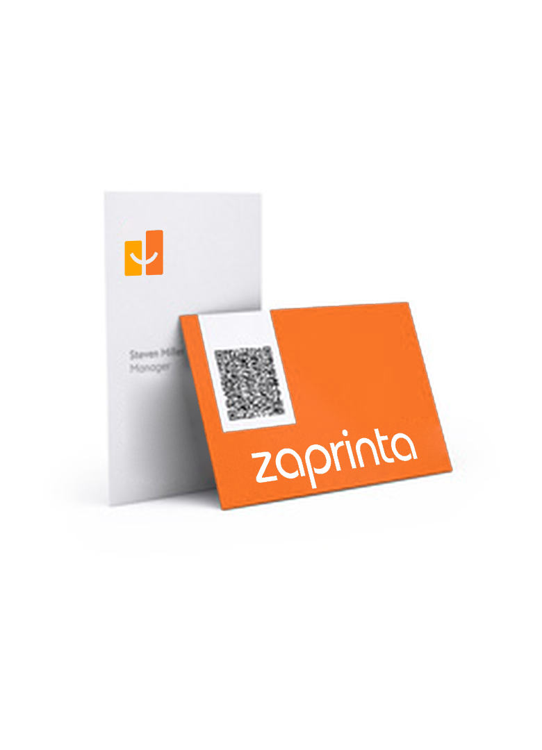 Digital business cards with QR code | Zaprinta