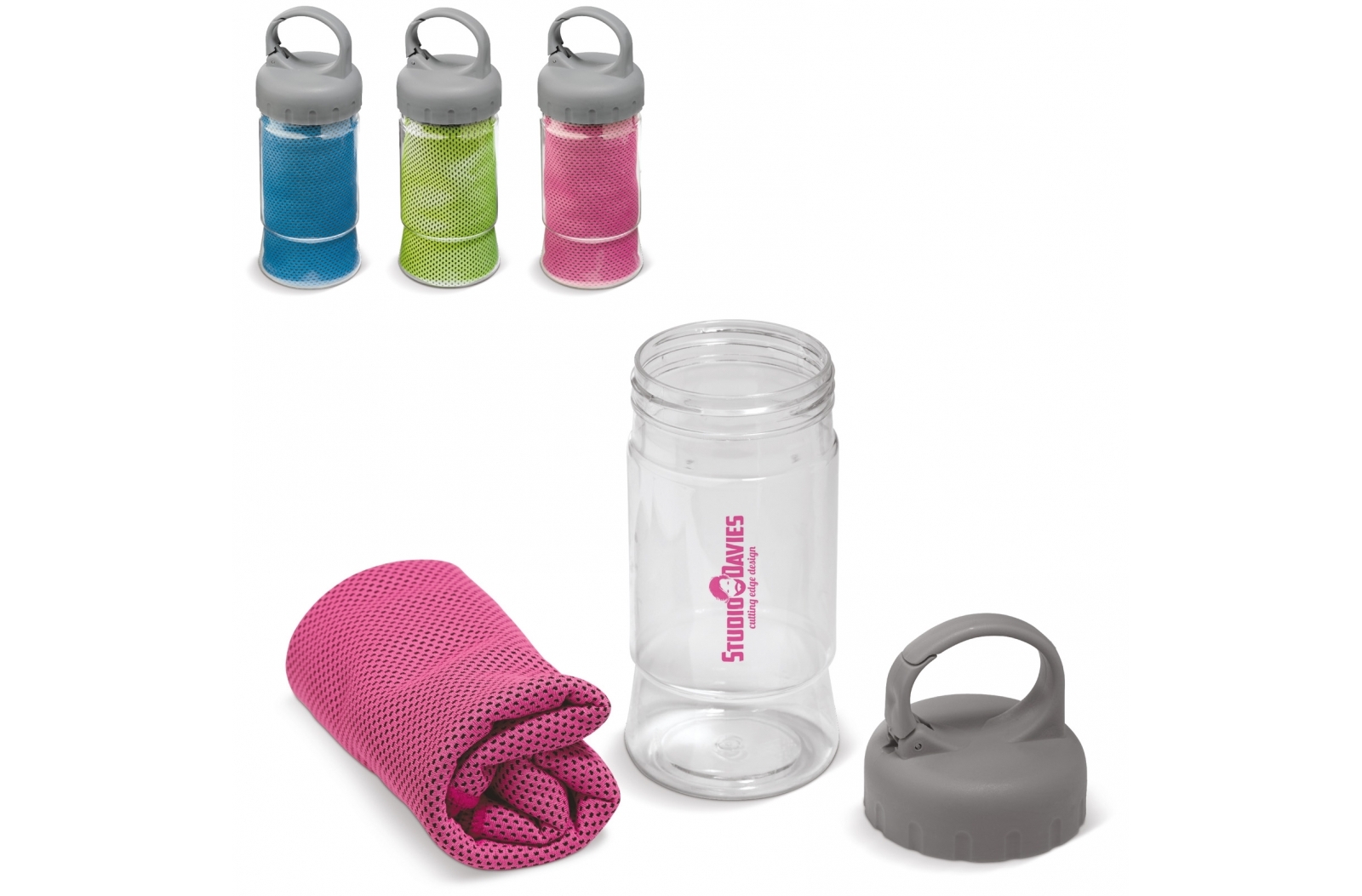 A workout towel that dries quickly and comes in a bottle - Bootle