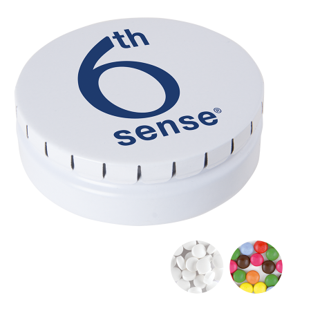 Round Treat Tin - Honiton printed with logo