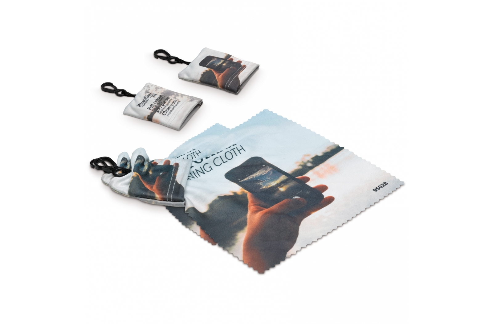 Microfiber Cleaning Cloth Keychain - Parr Fold