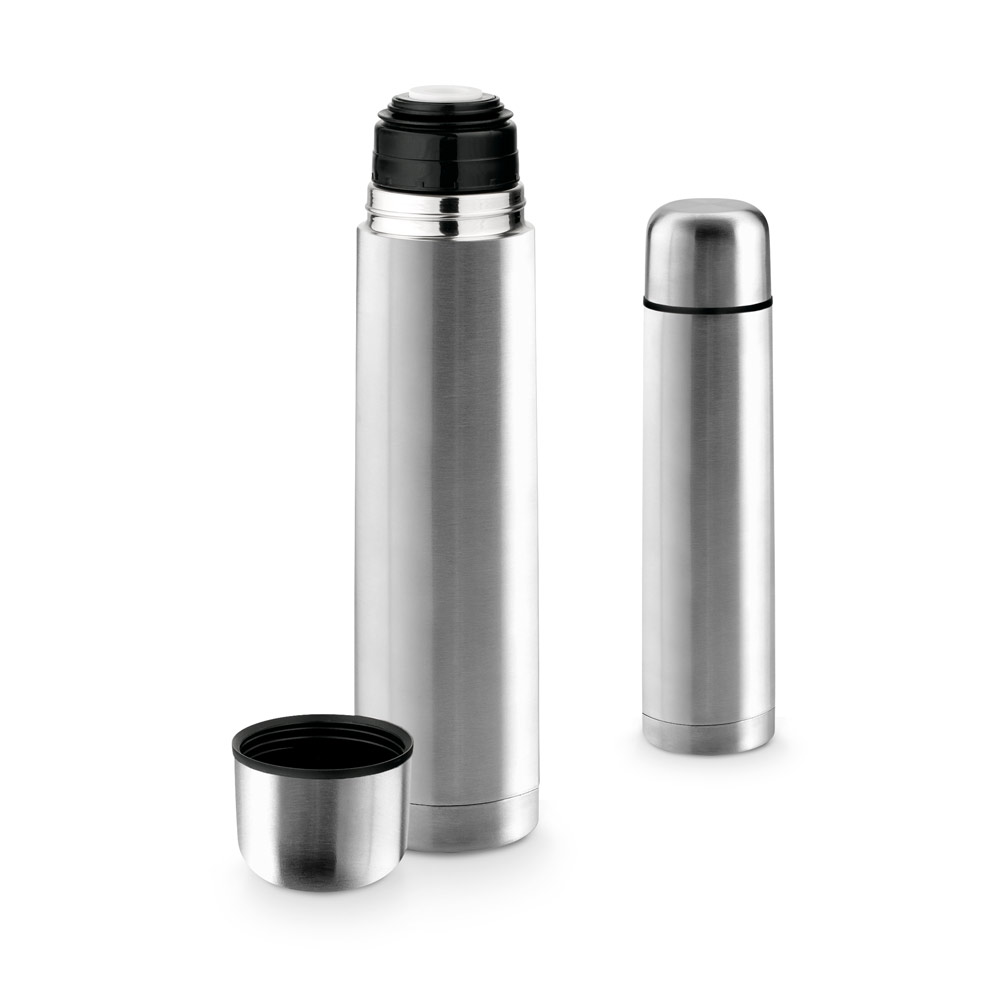 LITER. Stainless steel thermos bottle 1000 ml