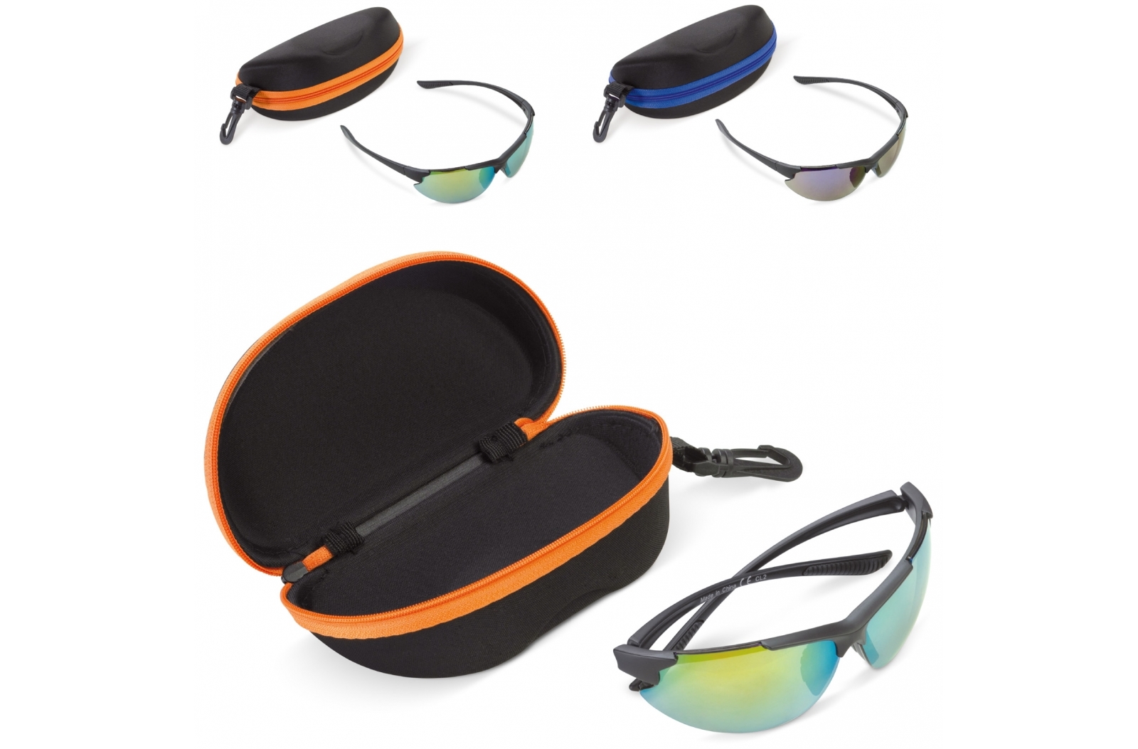 Mirrored Sports Sunglasses with UV400 Filter - Frampton Cotterell