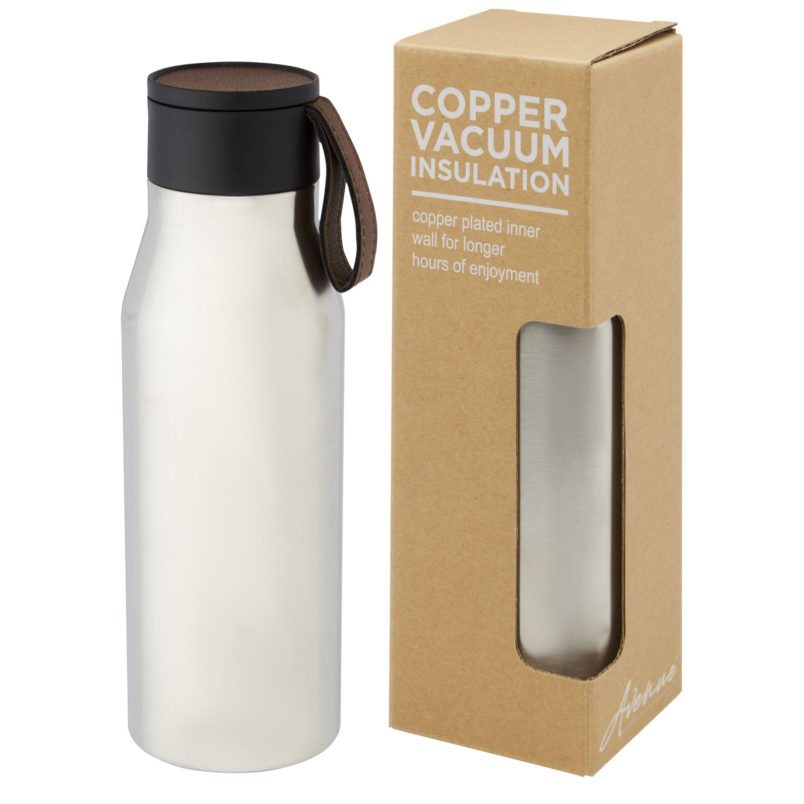 Copper Vacuum Insulated Stainless Steel Bottle 500ml - Leominster