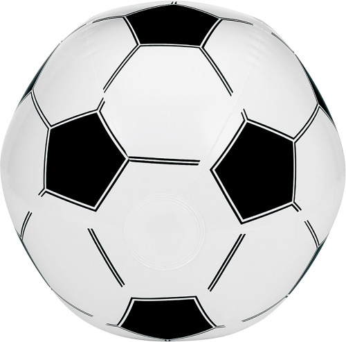 An inflatable football made from PVC - Rosehearty