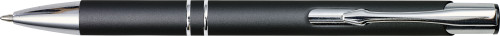 Aluminium ballpoint pen with rubber covering - Little Snoring - Knipton