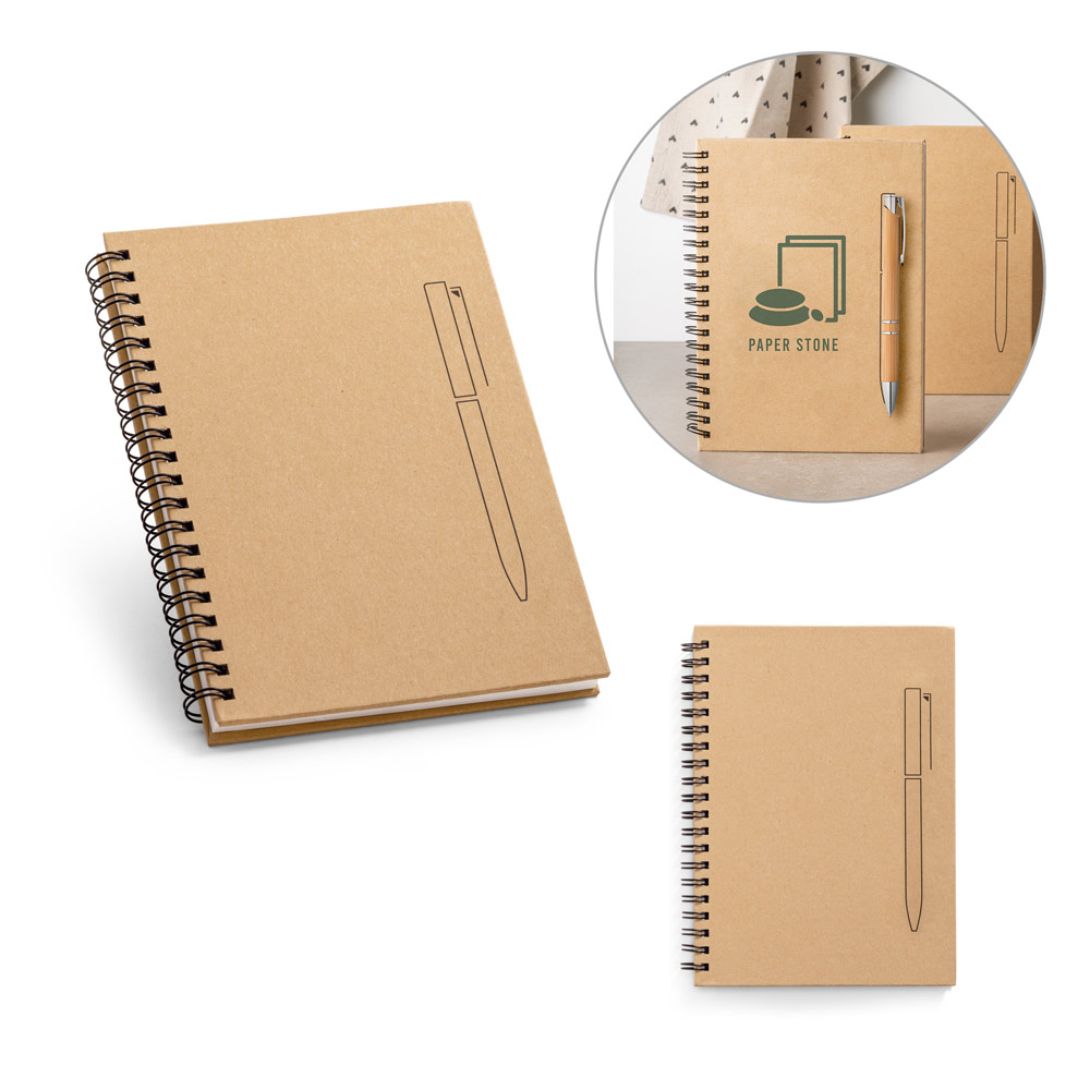 Abberley Spiral Notepad from Stone Kraft - Towton