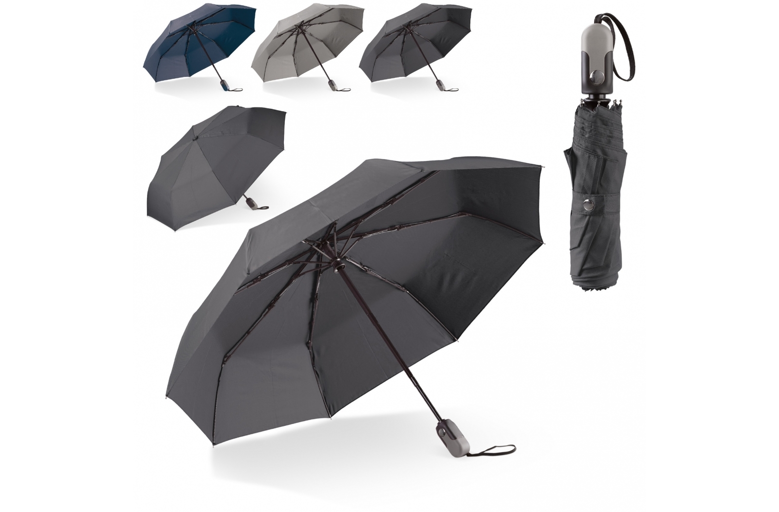 Luxurious Foldable Business Umbrella with Automatic Open-Close Mechanism - Guildford