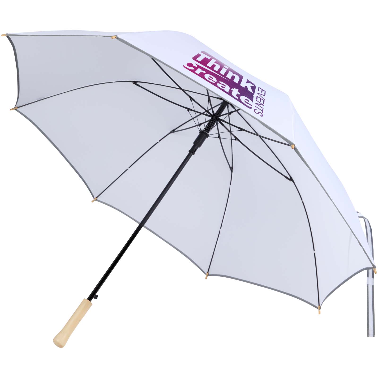 Norman 30" windproof RPET umbrella with auto open and your logo