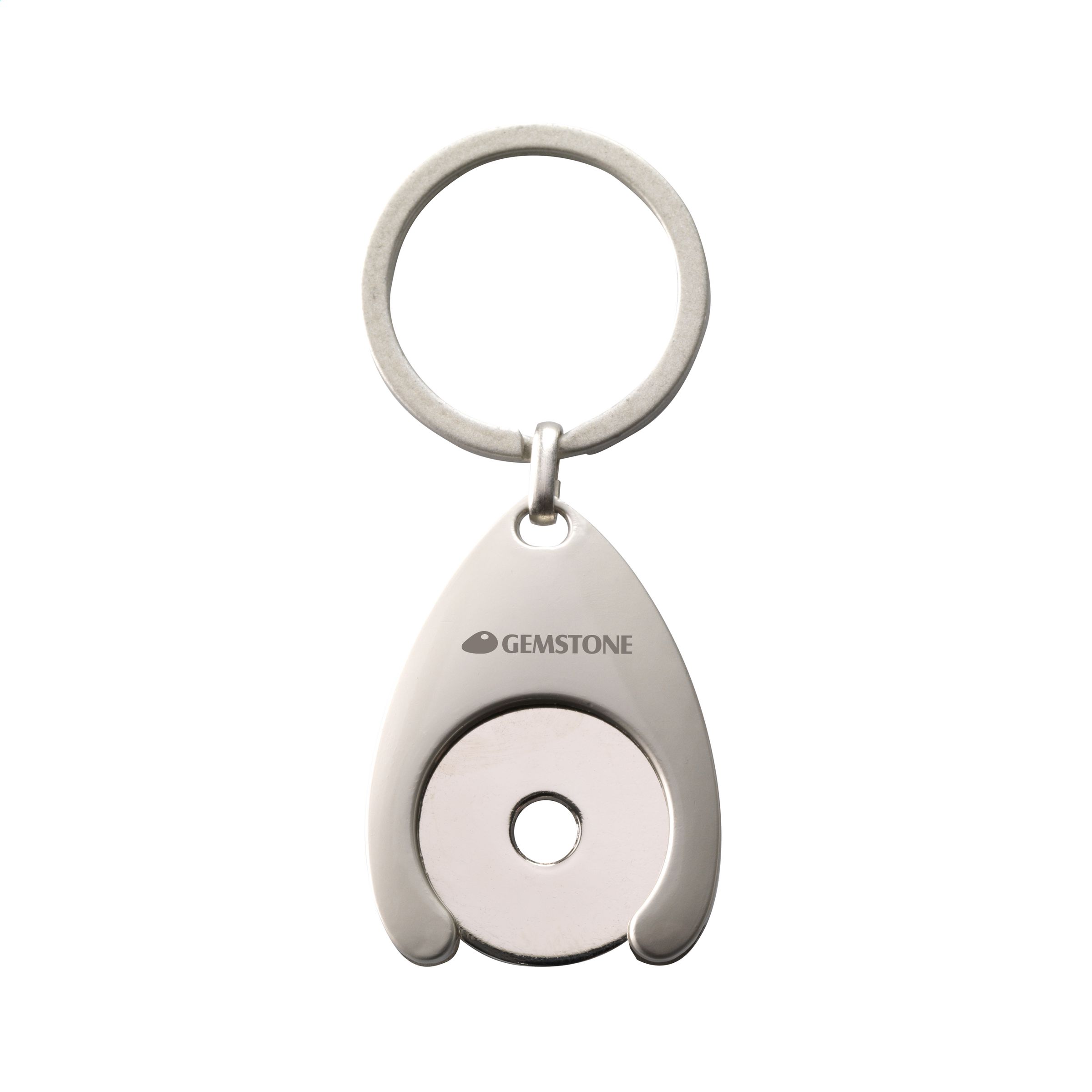 Steel Coin Key Ring - Llanfairpwllgwyngyllgogerychwyrndrobwllllantysiliogogogoch