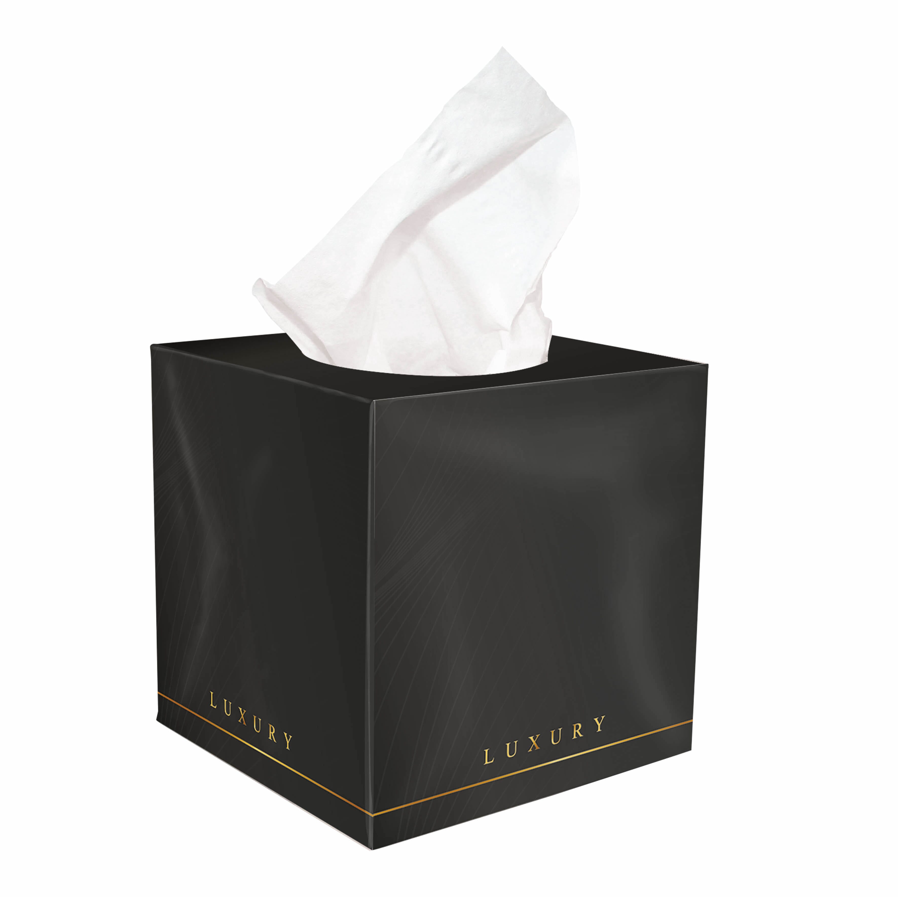 Foil Flair Tissue Box - Saffron Walden