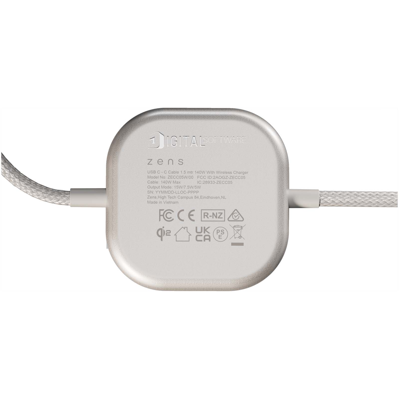 DualCharge Pro 2-in-1 USB-C Cable - Waterlooville printed with logo