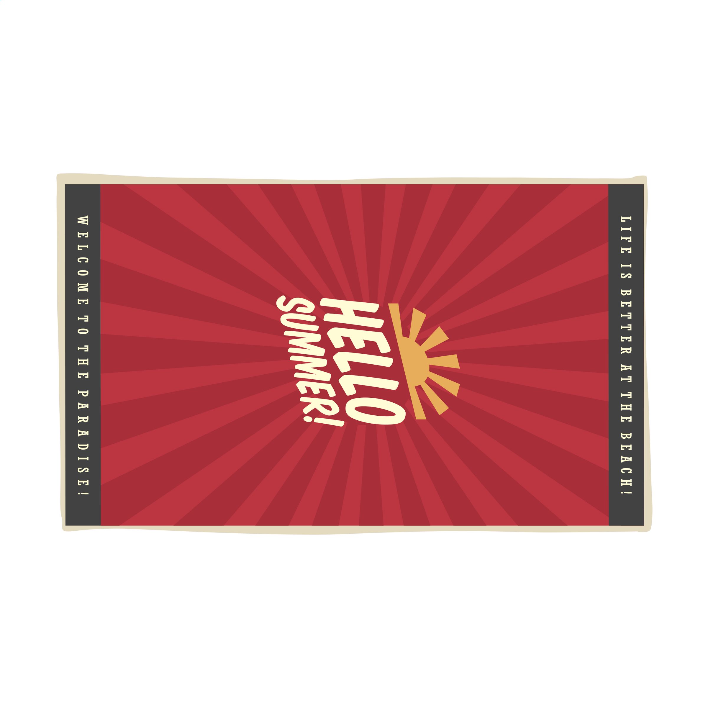 Luxurious Custom Print Beach Towel - Royal Sutton Coldfield