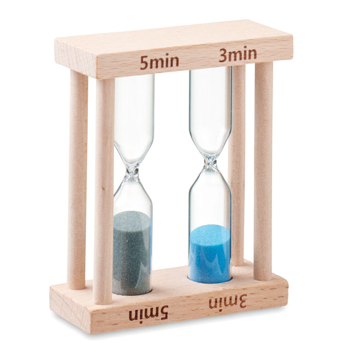 Wooden Double Sand Timer Set - Bridgnorth