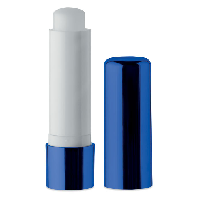 Natural lip balm, vanilla flavored, has SPF10 protection with a metallic finish - Bosham