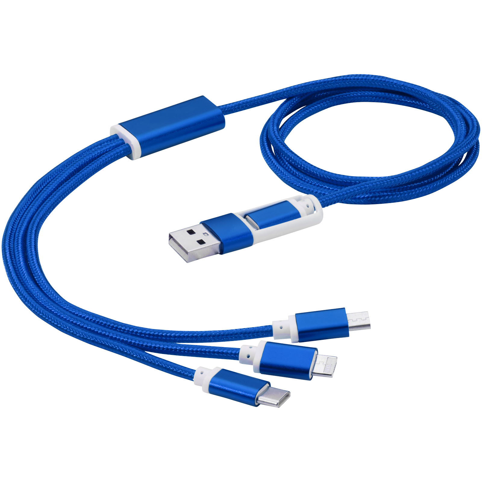 Stilton 5-in-1 Charging Cable made of Braided Nylon - Barnham