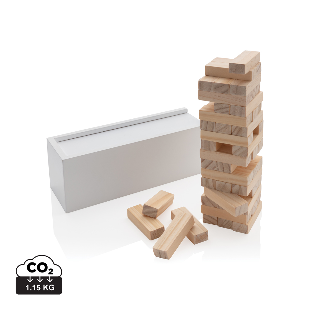Wooden Tumbling Tower Game - Golspie