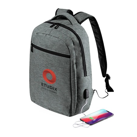 Business Backpack with USB Charging Port - Gainsborough