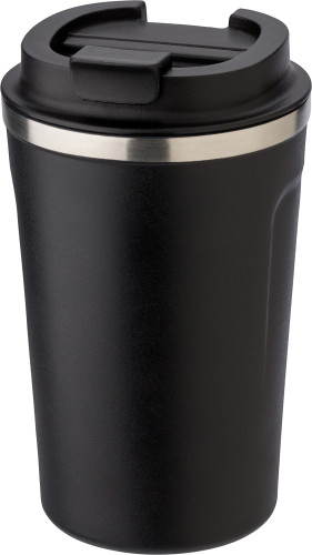 Stainless Steel Double-Walled Mug with Drinking Opening 380ml - Kings Norton