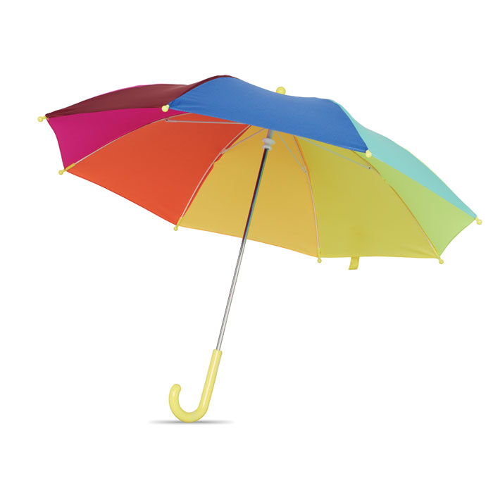 Colorful Rainbow Children's Umbrella - Frampton Cotterell printed with logo