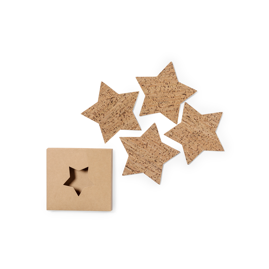Star Cork Coasters - Ramsey - Barton-on-the-Heath