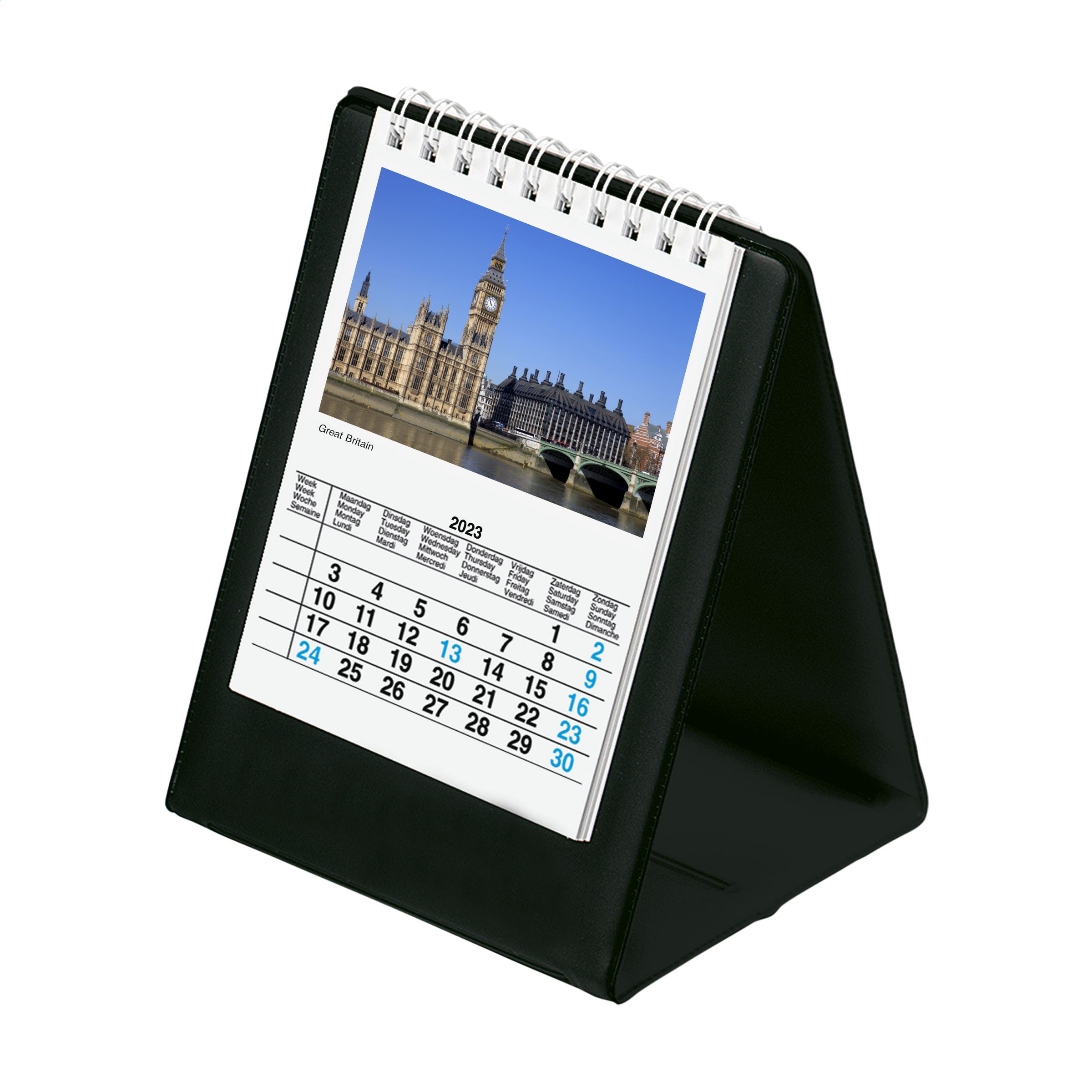 A desk calendar in multiple European languages - Chettle - Parley