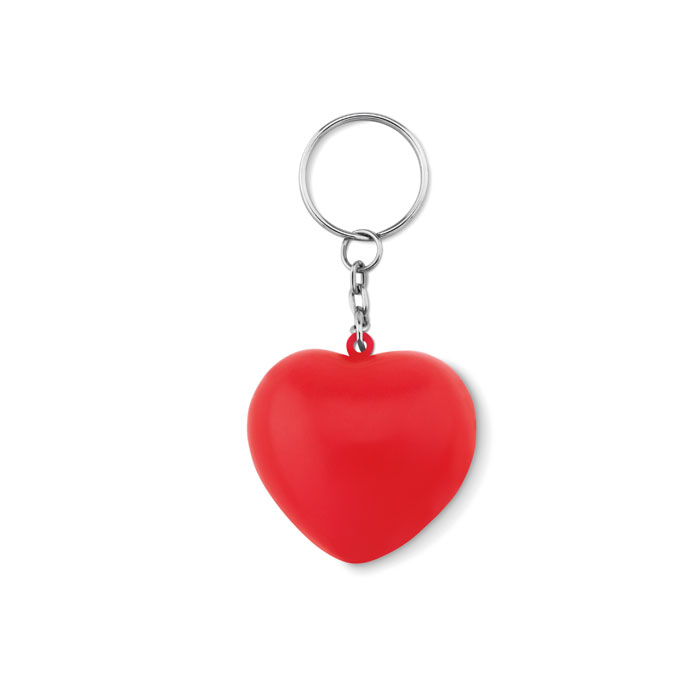 Heart-Shaped PU Key Ring - Wisbech