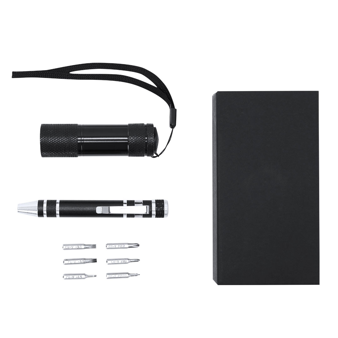 Multifunctional Tool Set with Flashlight - Barnsley