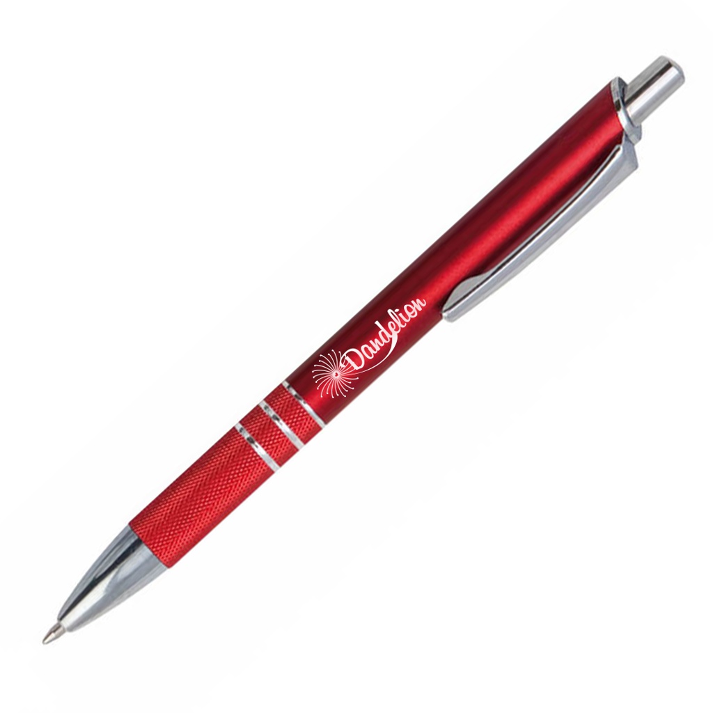 Two-tone Metallic Push-Up Ballpoint Pen - Chelmsley Wood