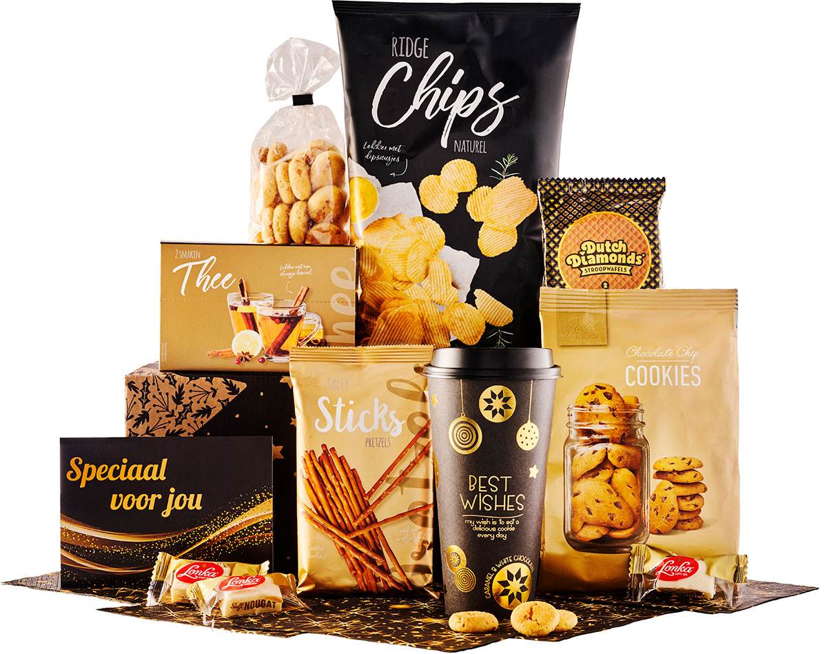 Greedy basket "Best wishes" with 12 delicacies