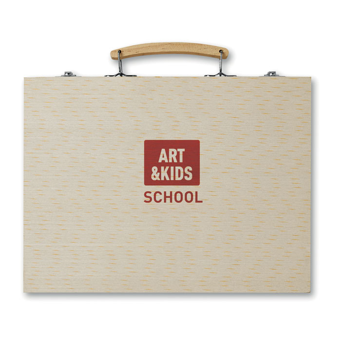 66-Piece Artist's Set in Wooden Box - Garston