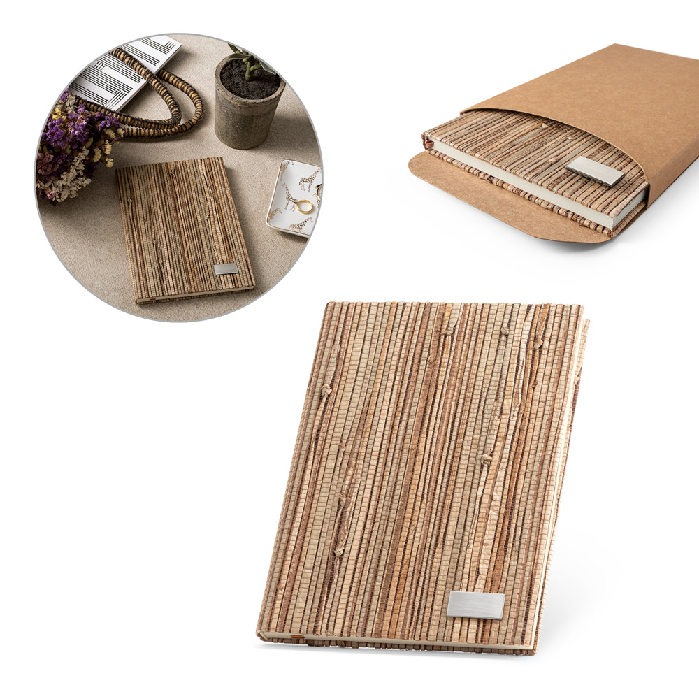 Hardcover Notepad Made from Straw Fiber - Dullingham - Chedworth