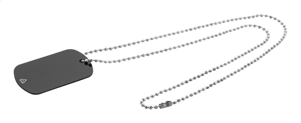 Recycled Aluminum Tag Necklace - Abbots Worthy