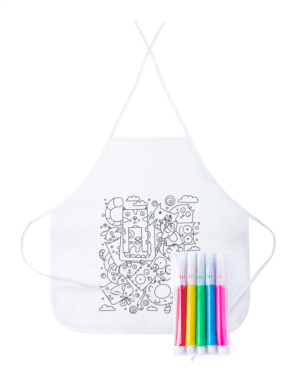 Crayon Craft Apron - Newburyport printed with logo