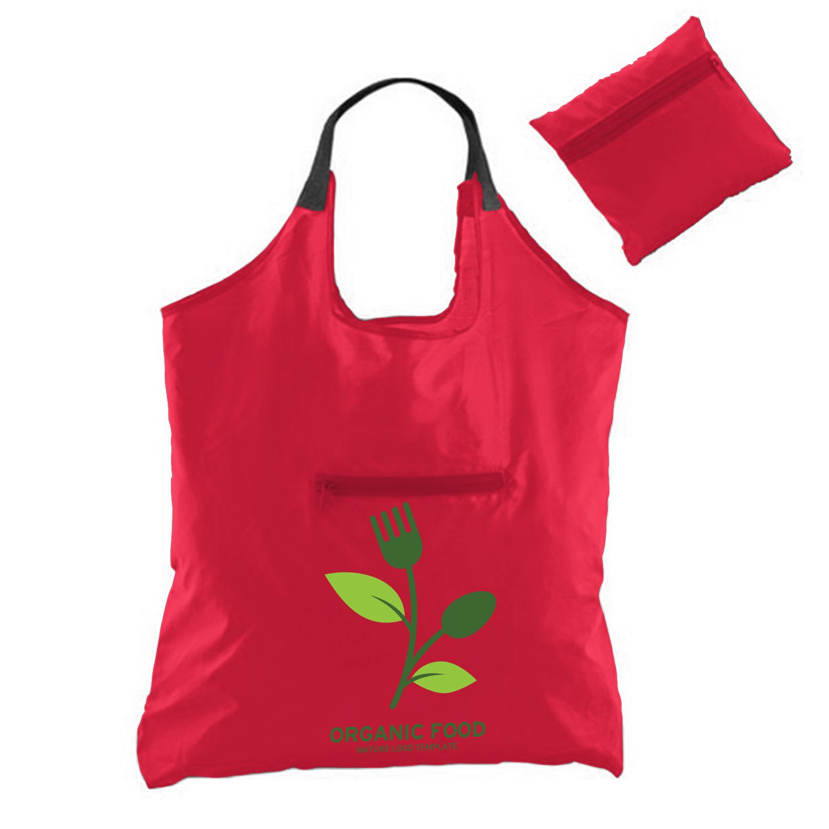 Compact 190T Polyester Folding Bag - Newtonmore