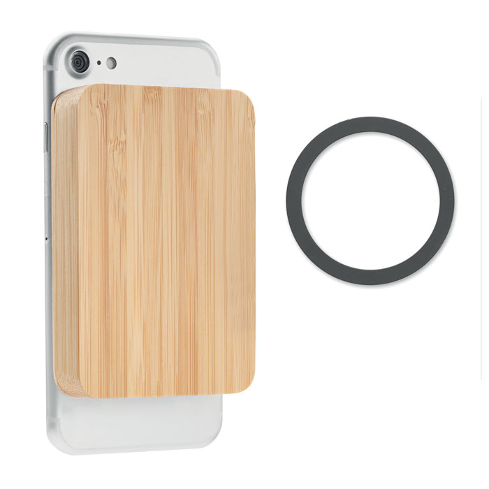 Bamboo Wireless Charger and Power Bank - Plymouth