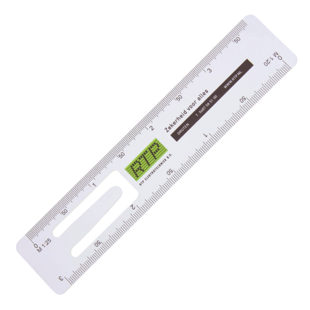 150mm Plastic Bookmark Ruler - Barton-on-the-Heath