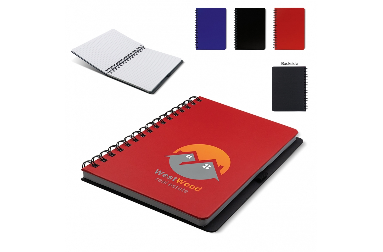 Recycled Paper Spiral Notebook - Ditchling