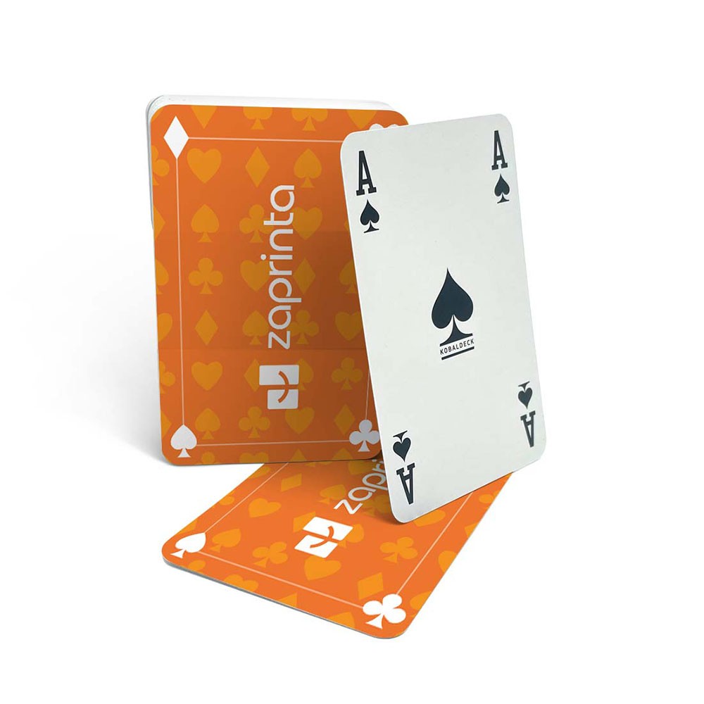 Customized deck of cards in a cardboard case - JCA01