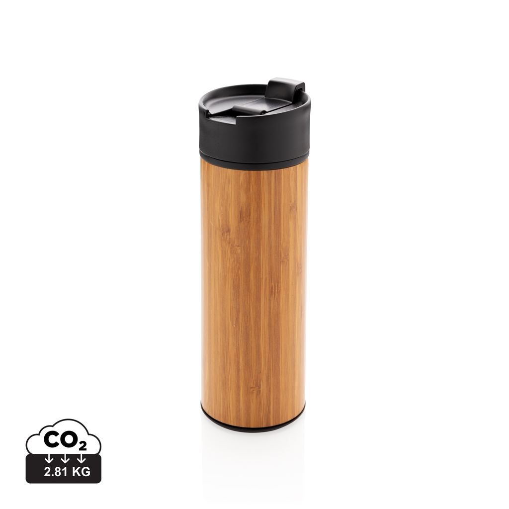 Stainless Steel Bamboo Insulated Mug - Wimborne Minster