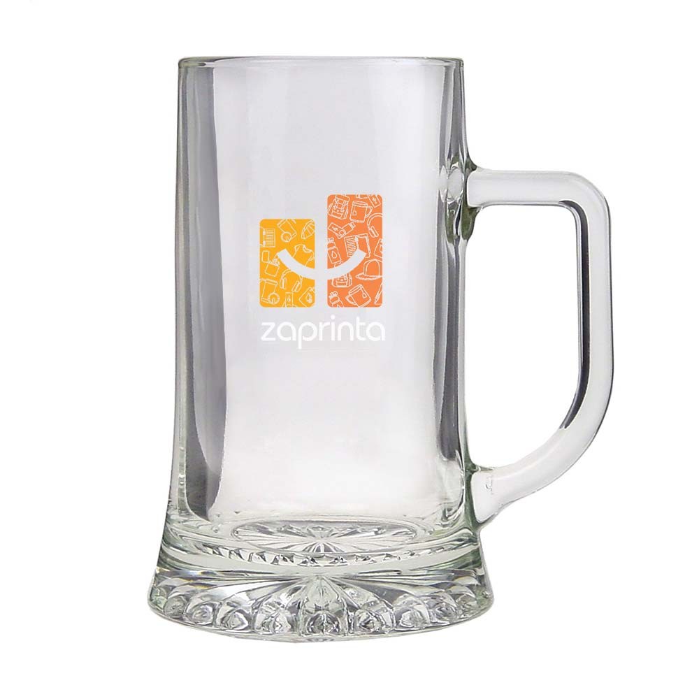 Extra Large Glass Beer Tankard 500ml - Oldbury