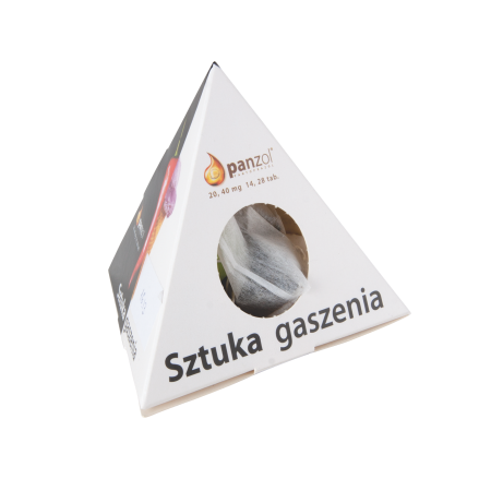Tea bags in the shape of a pyramid, packaged in a paper box with full-color imprint - Amesbury