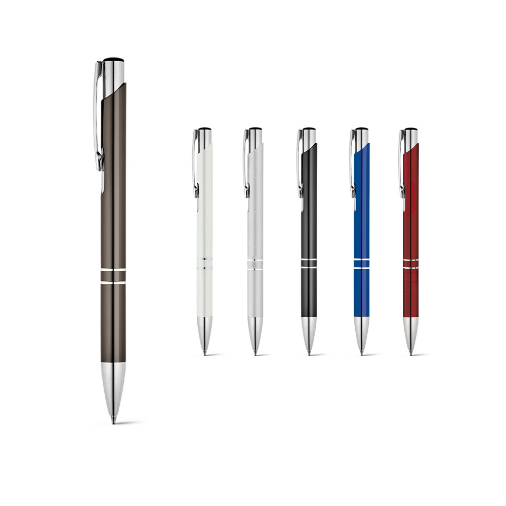 BETA BK. Aluminum ballpoint pen with clip - Nailsworth